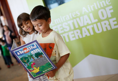 Children at the Emirates Airline Festival of Literature 2014