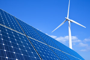 Wind energy and solar power