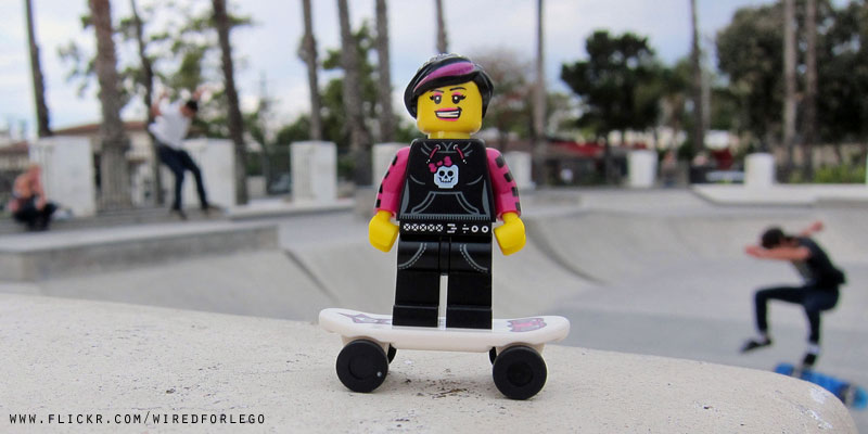 Lego skate park girl