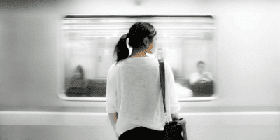 Woman on platform