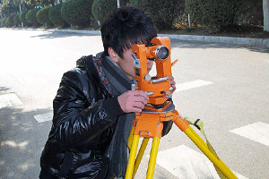Female surveyor