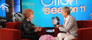 Elinor Otto with Ellen DeGeneres