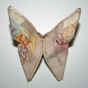 Origami ten pound note