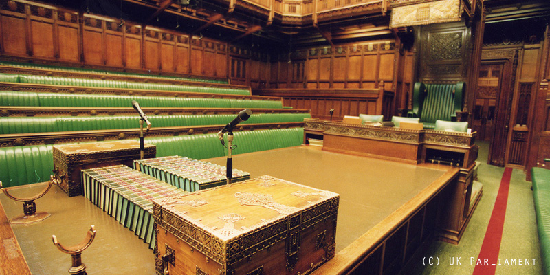 Speaker's table - House of Commons