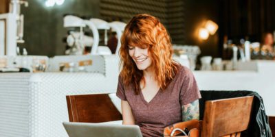 Woman on laptop