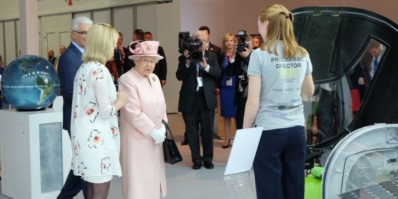 Aurelia Hibbert meets The Queen