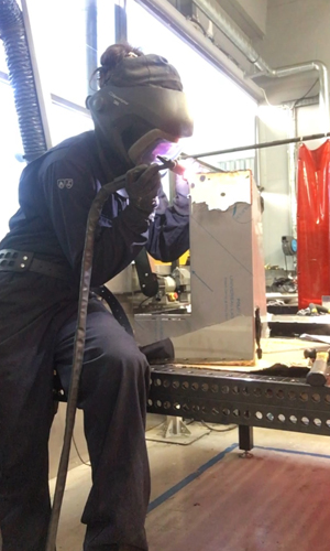 Chloe Sales welding