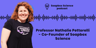 Professor Nathalie Pettorelli podcast cover page