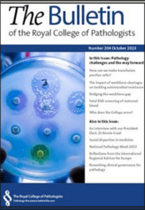 Royal College of Pathologists - The Bulletin screenshot