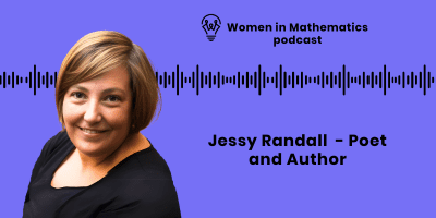 Women in Mathematics podcast cover page for website - Jessy Randall