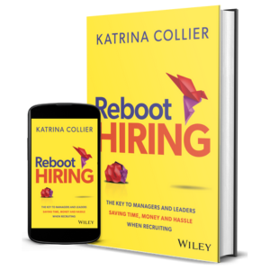 Katrina Collier - Reboot Hiring book